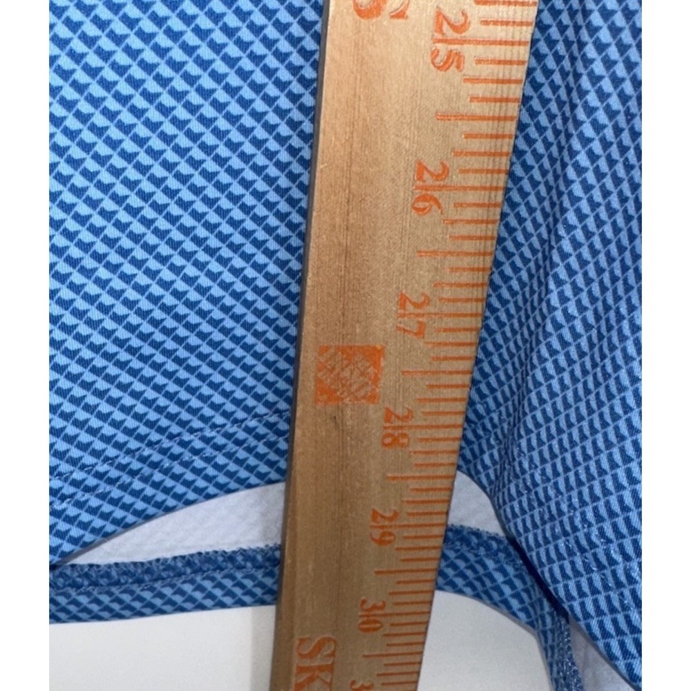 New Holderness & Bourne BYRD Polo Seashore Sankaty Blue Medium All Over Print - Picture 4 of 9